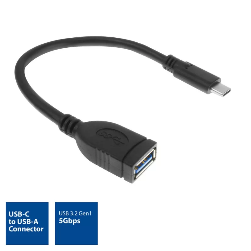 Cable ACT USB 3.0 OTG USB-C macho a USB-A hembra 0,2 m 5 Gbit/s