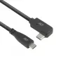 Cable ACT USB 3.0 en ángulo USB-C 2 metros 5 Gbit/s Negro