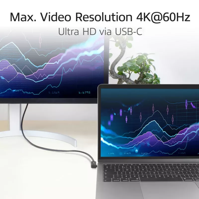 Cable ACT USB 3.0 en ángulo USB-C 2 metros 5 Gbit/s Negro