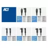 Cable ACT USB 3.0 en ángulo USB-C 2 metros 5 Gbit/s Negro