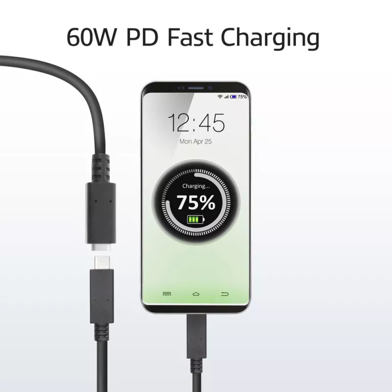 Cable alargador ACT USB 3.0 USB-C 2 metros 5 Gbit/s Negro