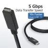 Cable alargador ACT USB 3.0 USB-C 2 metros 5 Gbit/s Negro