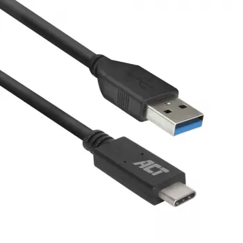 Cable ACT USB 3.0 USB-A a USB-C 1 metro 5 Gbit/s Negro