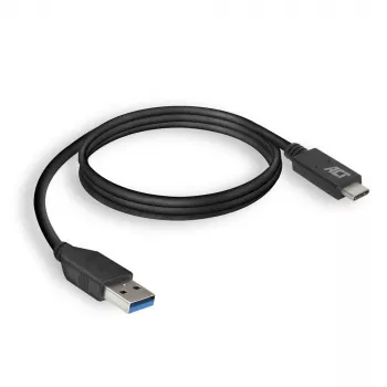 Cable ACT USB 3.0 USB-A a USB-C 1 metro 5 Gbit/s Negro