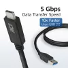 Cable ACT USB 3.0 USB-A a USB-C 1 metro 5 Gbit/s Negro