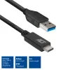 Cable ACT USB 3.0 USB-A a USB-C 1 metro 5 Gbit/s Negro