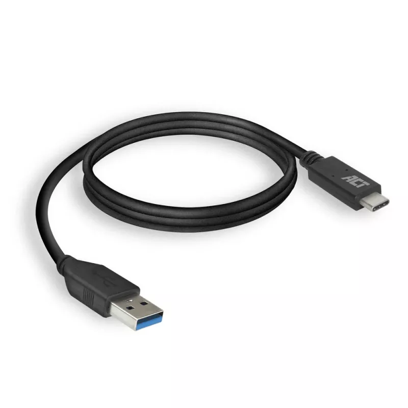 Cable ACT USB 3.0 USB-A a USB-C 2 metros 5 Gbit/s Negro