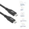 Cable ACT USB 3.0 10Gbps 60W USB Type-C 0,5 m Negro