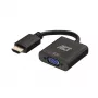 Adaptador ACT de 0,15 metros, HDMI-A macho a VGA hembra, con audio