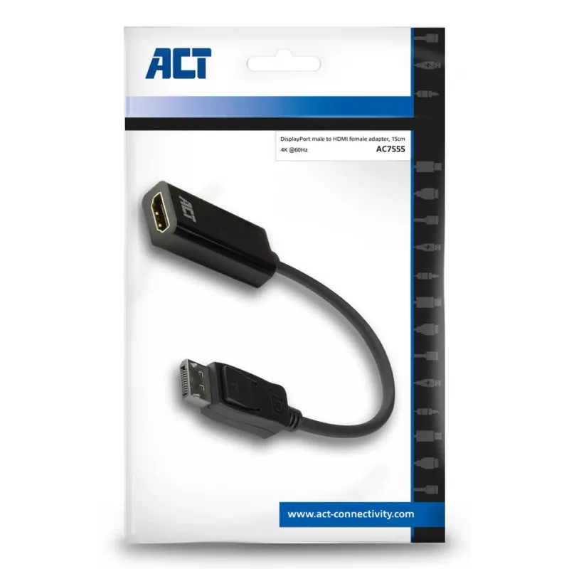 Adaptador DisplayPort a HDMI ACT AC7555
