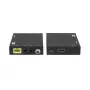 Set transmisor y receptor AV ACT Extender HDMI 2.0 4K sobre CAT6 UTP con soporte IR, 60 metros