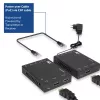 Set transmisor y receptor AV ACT Extender HDMI 2.0 4K sobre CAT6 UTP con soporte IR, 60 metros