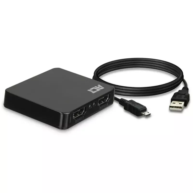 Splitter ACT HDMI 1.4 4K 2 puertos 3840 x 2160 píxeles Negro