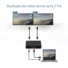 Splitter ACT HDMI 1.4 4K 2 puertos 3840 x 2160 píxeles Negro