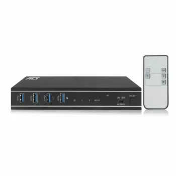 Switch KVM ACT HDMI 4K@60Hz de 2 puertos, USB 3.2 Gen1 (USB 3.0)