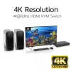 Switch KVM ACT HDMI 4K@60Hz de 2 puertos, USB 3.2 Gen1 (USB 3.0)