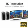 Switch KVM ACT Dual HDMI 4K@60Hz de 2 puertos, USB 3.2 Gen1 (USB 3.0)