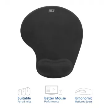 Alfombrilla de ratón ACT Ergonomic AC8010 con reposamuñecas