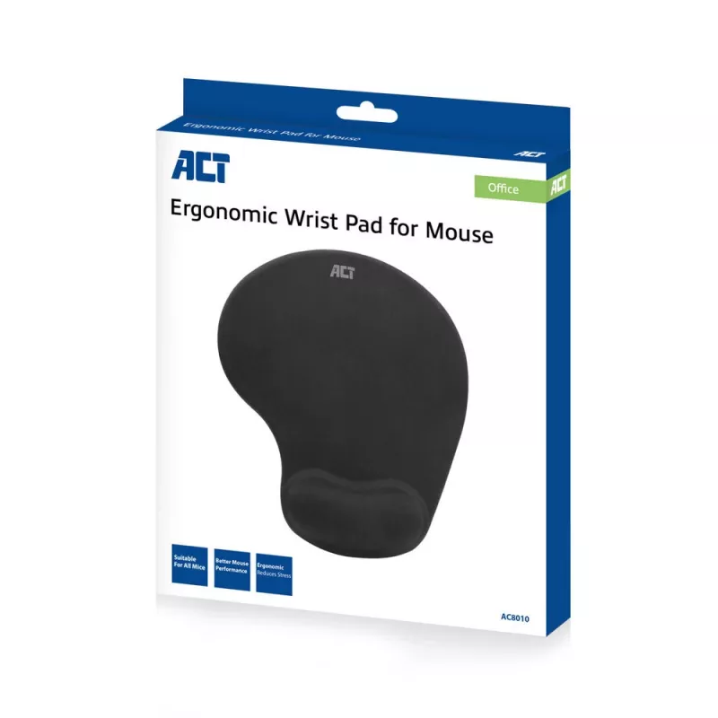 Alfombrilla de ratón ACT Ergonomic AC8010 con reposamuñecas