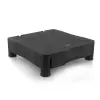 Soporte para monitor ACT AC8200 regulable en altura con un cajón Negro