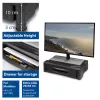 Soporte para monitor ACT extra ancho AC8215 regulable en altura con dos cajones