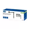 Brazo para un monitor ACT con pinza/pasacables 8 kg 10-32 pulgadas