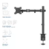 Brazo para un monitor ACT con pinza/pasacables 8 kg 10-32 pulgadas