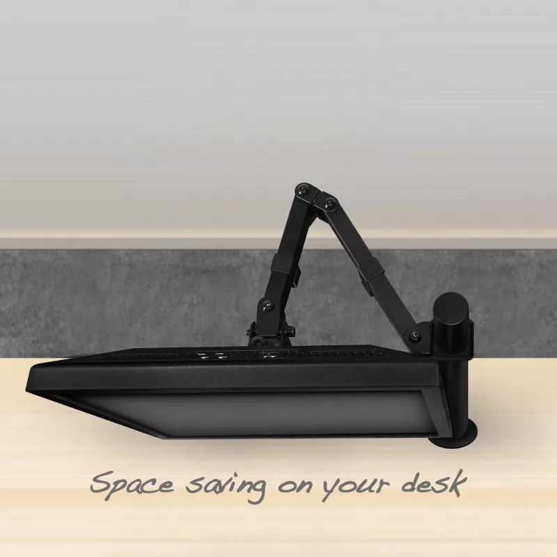 Brazo para un monitor ACT con pinza/pasacables 8 kg 10-32 pulgadas