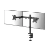 Brazo para dos monitores ACT con pinza/pasacables 16 kg 10-32 pulgadas