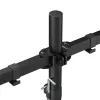 Brazo para dos monitores ACT con pinza/pasacables 16 kg 10-32 pulgadas
