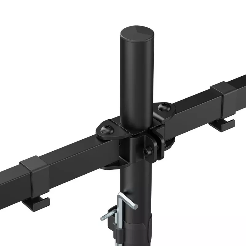 Brazo para dos monitores ACT con pinza/pasacables 16 kg 10-32 pulgadas