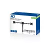 Brazo para tres monitores ACT con pinza/pasacables 30 kg 13-27 pulgadas