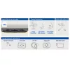 Brazo para tres monitores ACT con pinza/pasacables 30 kg 13-27 pulgadas