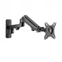 Soporte de pared para monitor ACT con muelle de gas, 1 pantalla, peso máx. 7 kg
