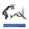 Soporte de pared para monitor ACT con muelle de gas, 1 pantalla, peso máx. 7 kg
