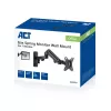 Soporte de pared para monitor ACT con muelle de gas, 1 pantalla, peso máx. 7 kg