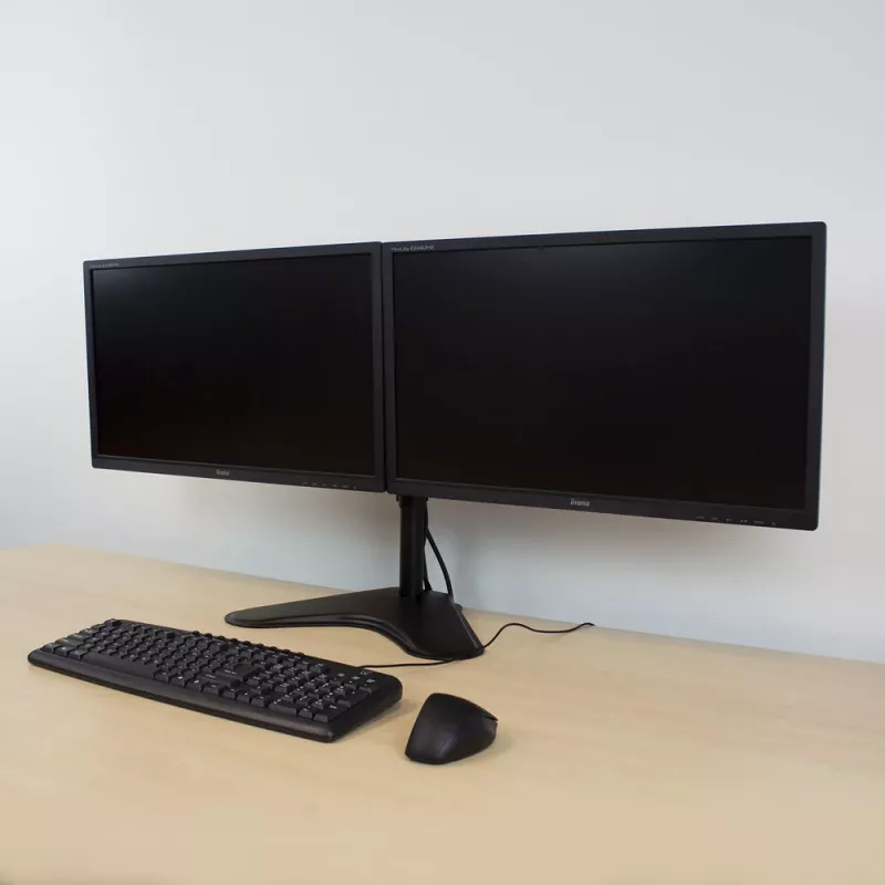 Brazo doble para monitor ACT de pie AC8320 peso máx. 16 kg pantalla mín. 33 cm pantalla máx. 81,3 cm