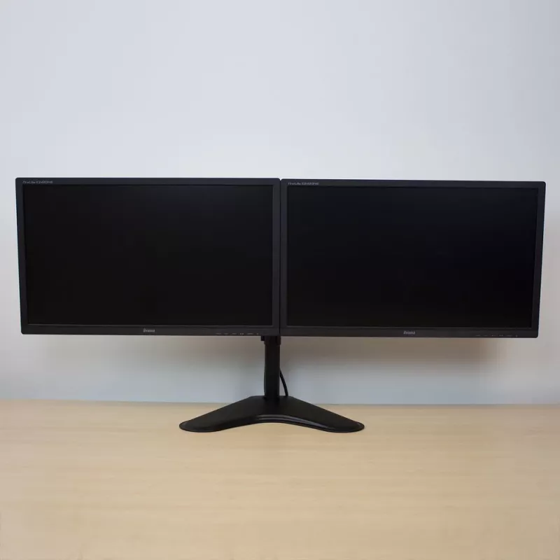 Brazo doble para monitor ACT de pie AC8320 peso máx. 16 kg pantalla mín. 33 cm pantalla máx. 81,3 cm