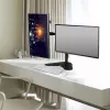Brazo doble para monitor ACT de pie AC8320 peso máx. 16 kg pantalla mín. 33 cm pantalla máx. 81,3 cm