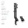Brazo para un monitor ACT para oficina, regulación rápida de altura, con pinza/pasacables, 8 kg