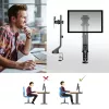 Brazo para un monitor ACT para oficina, regulación rápida de altura, con pinza/pasacables, 8 kg
