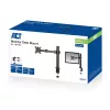 ACT AC8325 soporte de escritorio para monitor de hasta 32 pulgadas, pinza / fijación pasante, negro