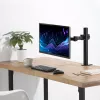 ACT AC8325 soporte de escritorio para monitor de hasta 32 pulgadas, pinza / fijación pasante, negro