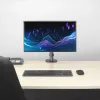 ACT AC8335 soporte de escritorio para un monitor de hasta 32 pulgadas, pinza / fijación pasante, plateado