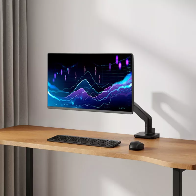 ACT AC8340 brazo para un monitor Office Premium, con resorte de gas