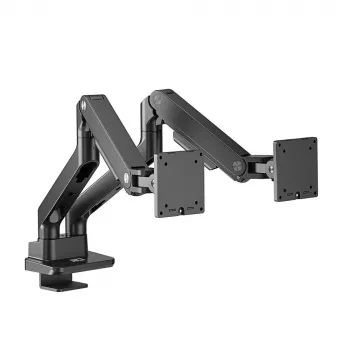 Brazo para monitor ACT 35 pulgadas Oficina Premium, muelle de gas, 2 monitores