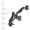ACT AC8342 brazo para dos monitores Office Premium, con resorte de gas, 2 monitores