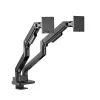 ACT AC8342 brazo para dos monitores Office Premium, con resorte de gas, 2 monitores