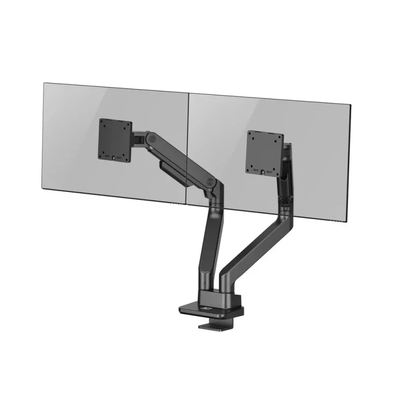 ACT AC8342 brazo para dos monitores Office Premium, con resorte de gas, 2 monitores
