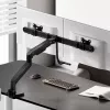 Brazo para monitor ACT 32 pulgadas Oficina Premium, muelle de gas, barra transversal, 2 monitores